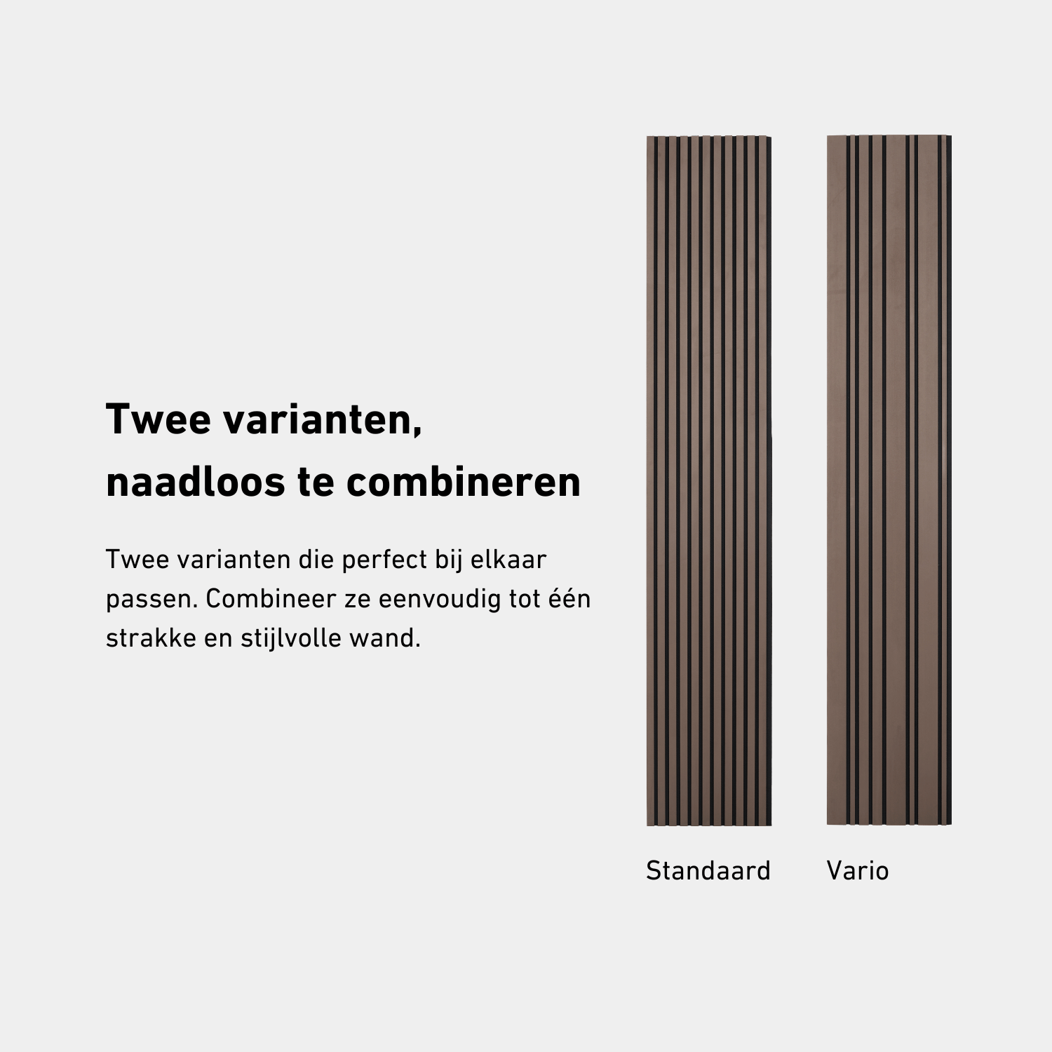 Akustikpaneele 280 cm - Vario - Wildleder - Mokka