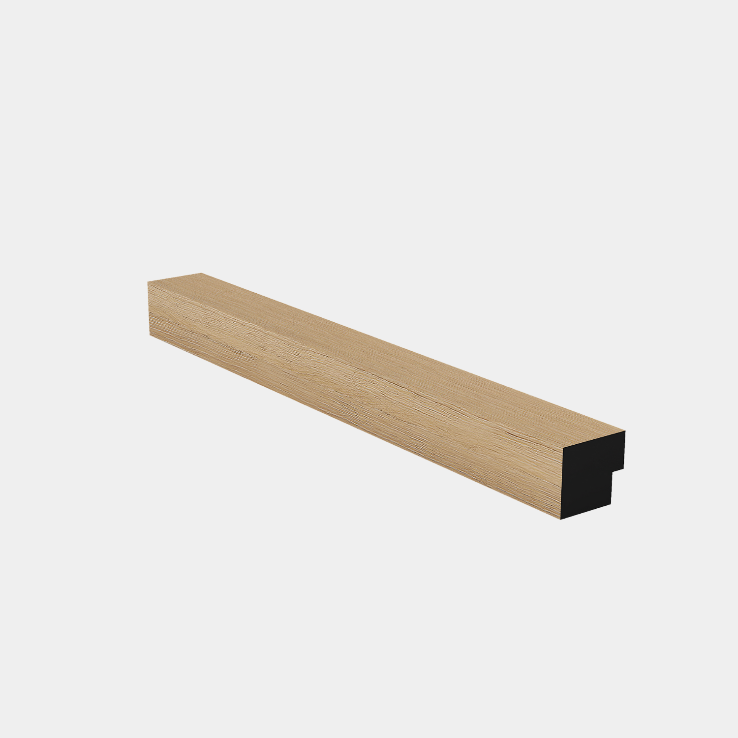 Eindlat 280cm - Licht eiken