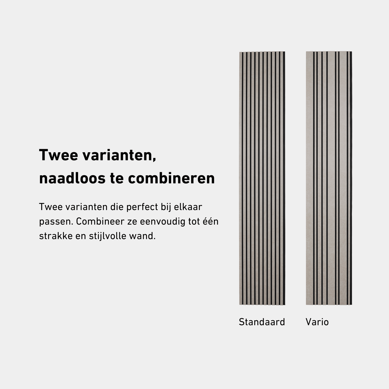 Akustikpaneele 280 cm - Standard - Leder - Hellgrau