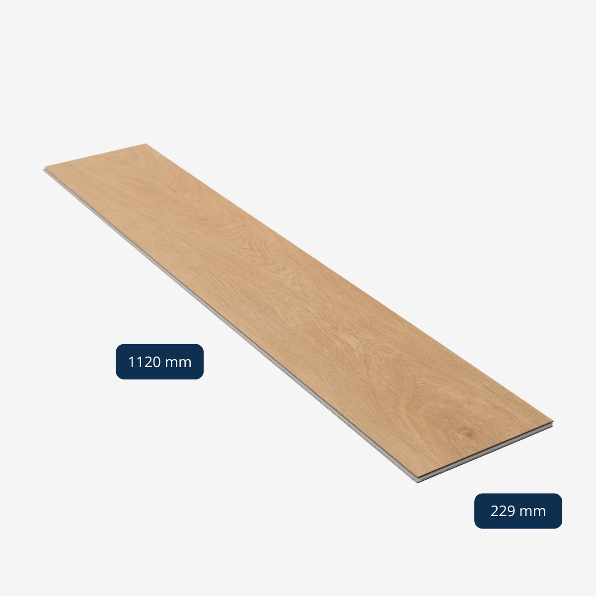 Klick-PVC mit integrierter Unterlage - Alteno Eiche - Extrabreit