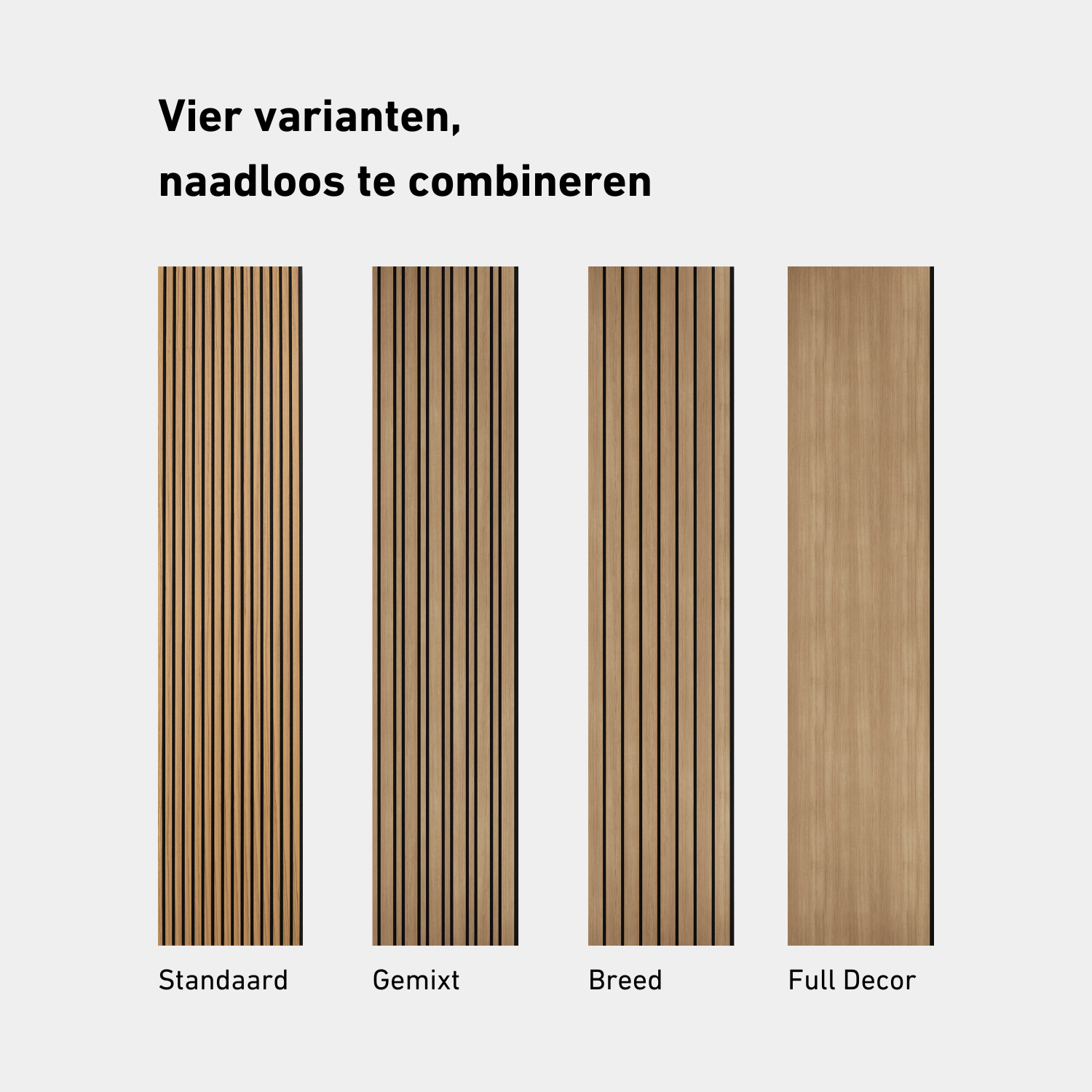 Roomdivider 300cm - Rustiek eiken