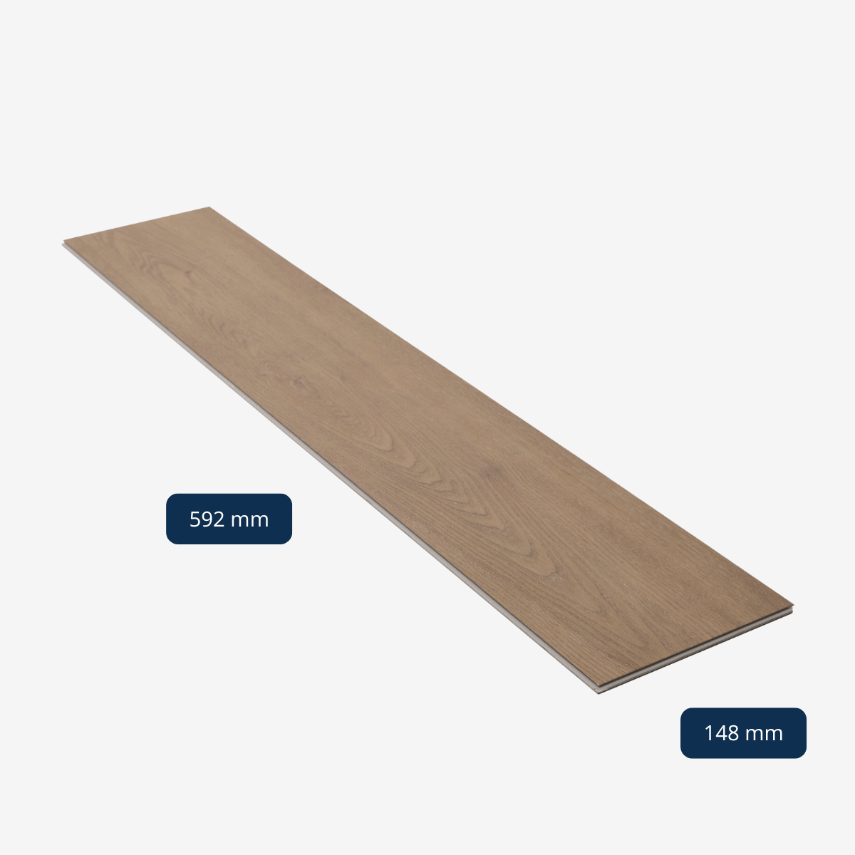 Klik PVC met geïntegreerde ondervloer - Boxbach eiken - Visgraat