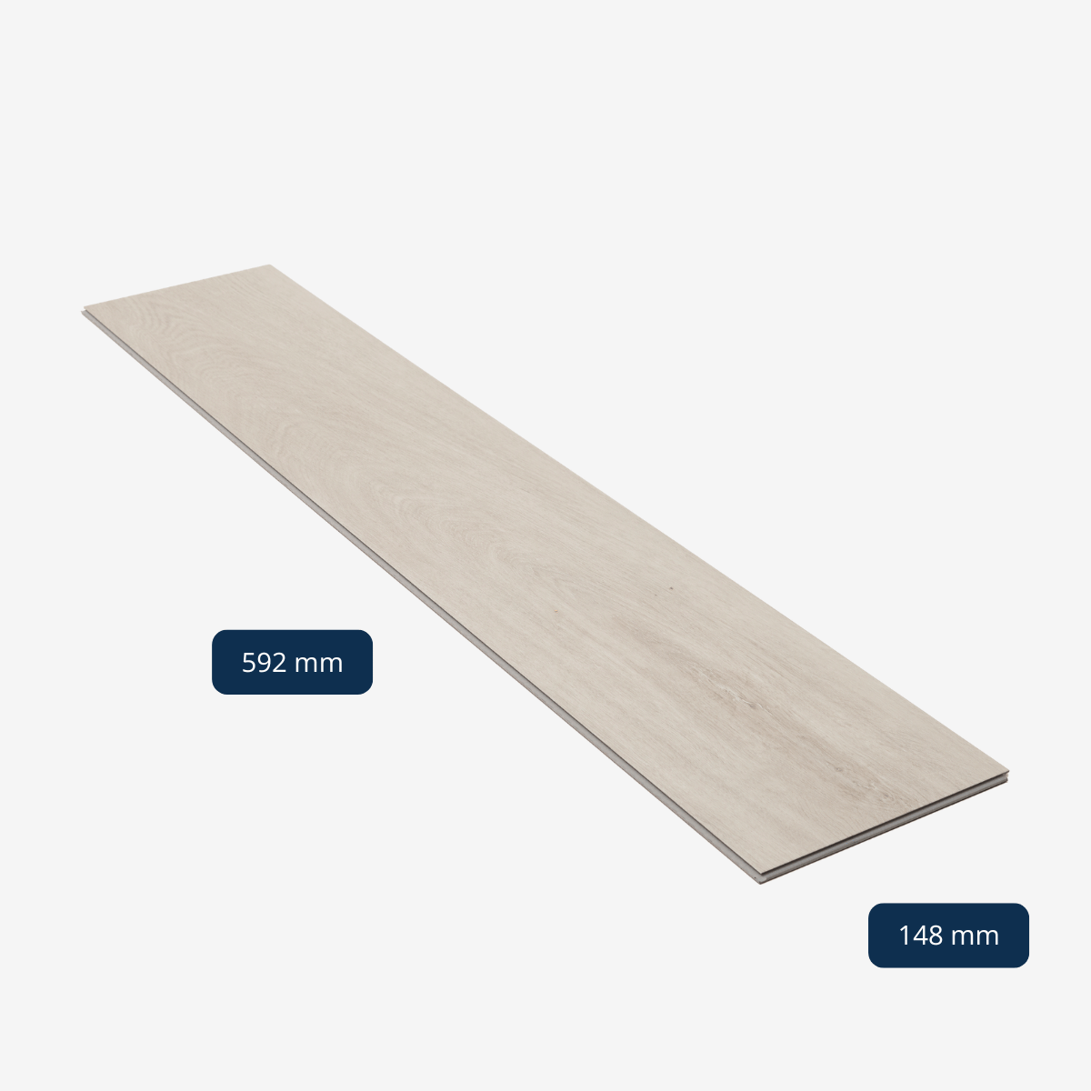 Klick-PVC mit integriertem Unterboden - Fläming Eiche - Fischgrät