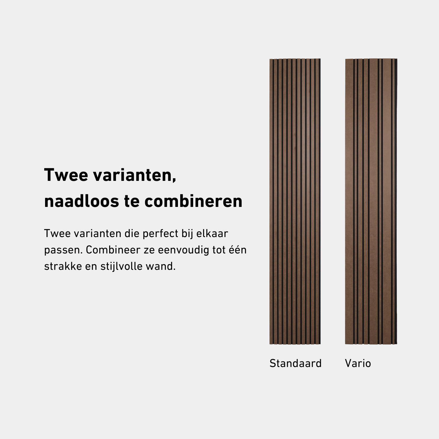 Akoestisch wandpaneel 280cm - Vario - Leer - Siena