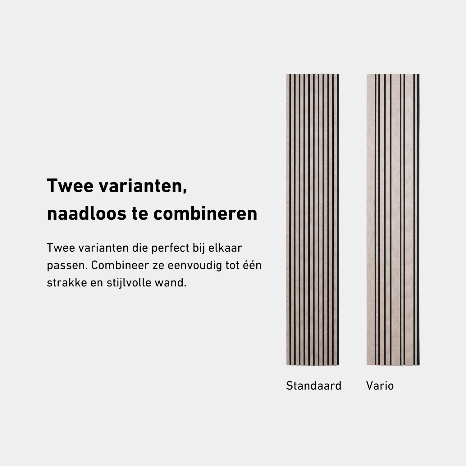 Akoestisch wandpaneel 280cm - Standaard - Velours - Pearl