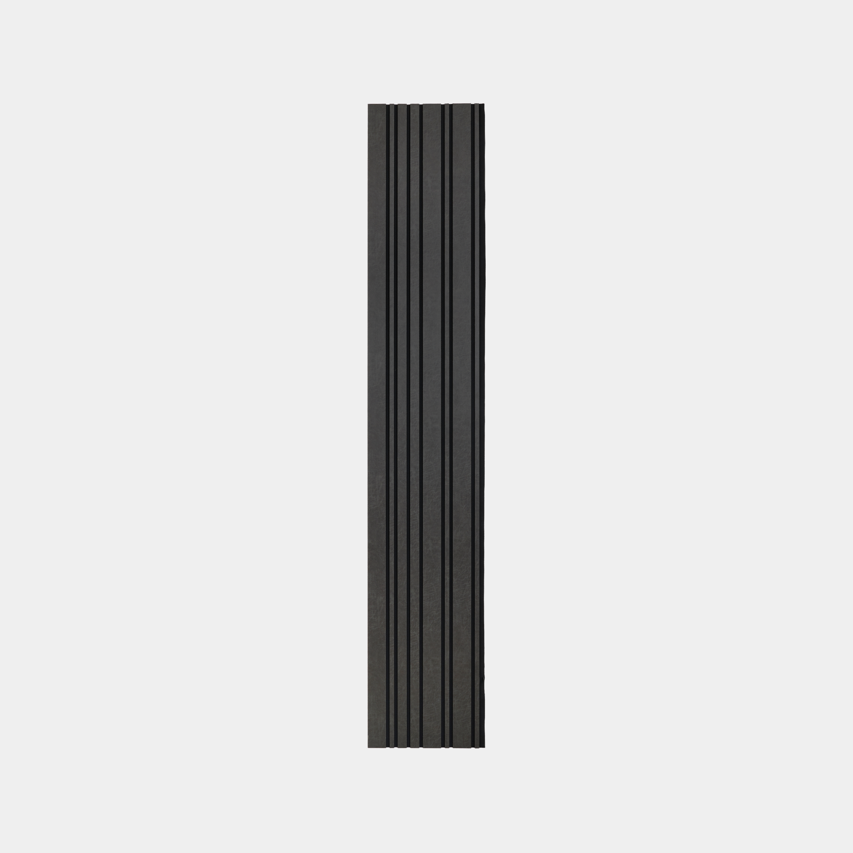 Akoestisch wandpaneel 280cm - Vario - Leer - Dark Grey