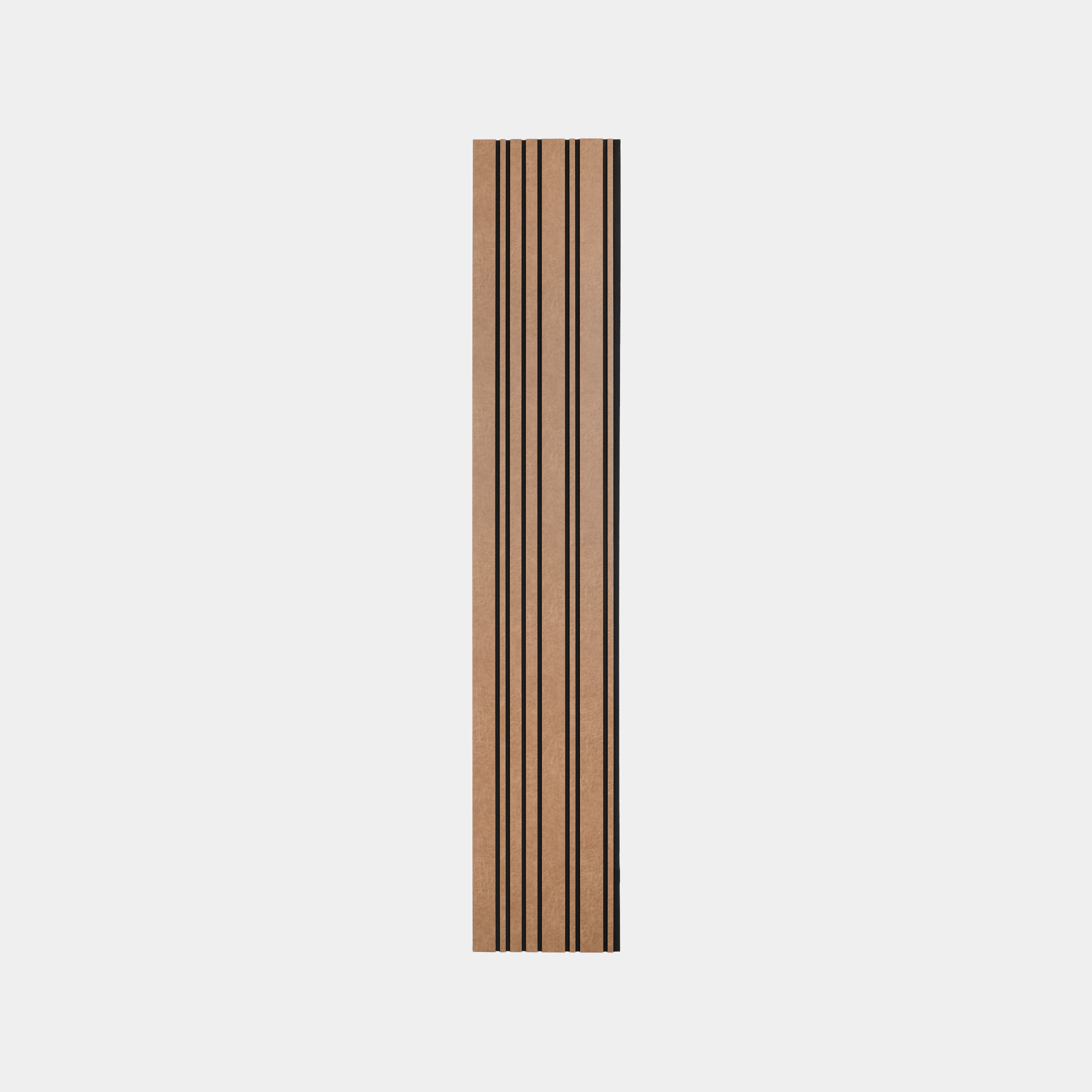 Akoestisch wandpaneel 280cm - Vario - Leer - Tofee