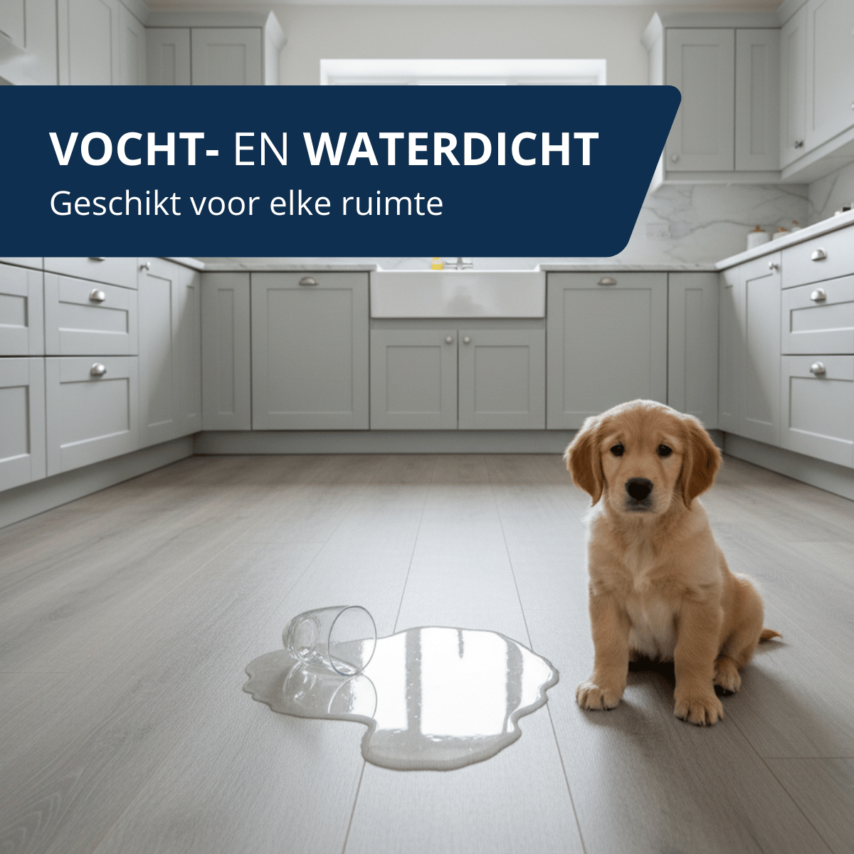 Klik PVC met geïntegreerde ondervloer - Boxbach eiken - Extra breed