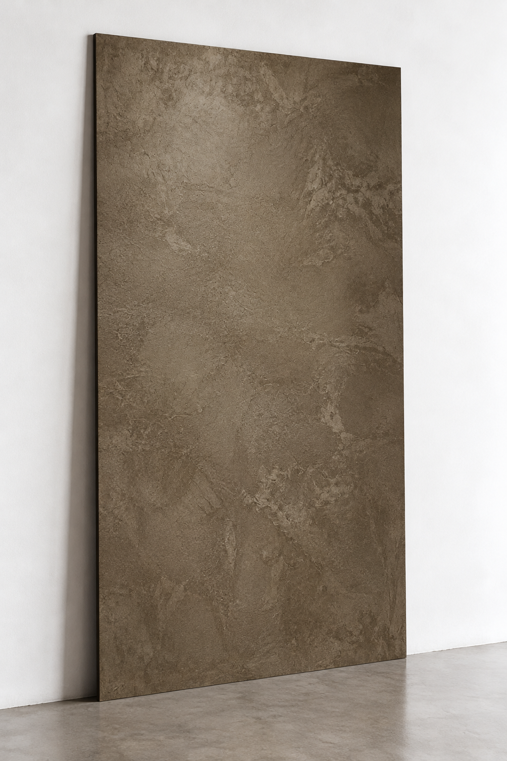 Suede Full wandpaneel 280×122cm · Walnoot
