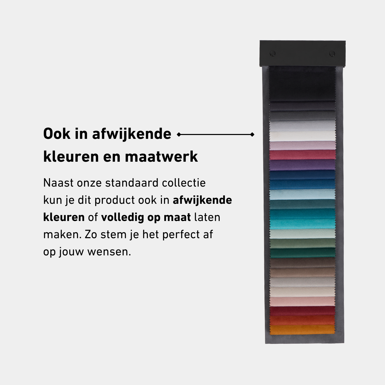 Akoestisch wandpaneel 280cm - Vario - Suede - Coffe shake