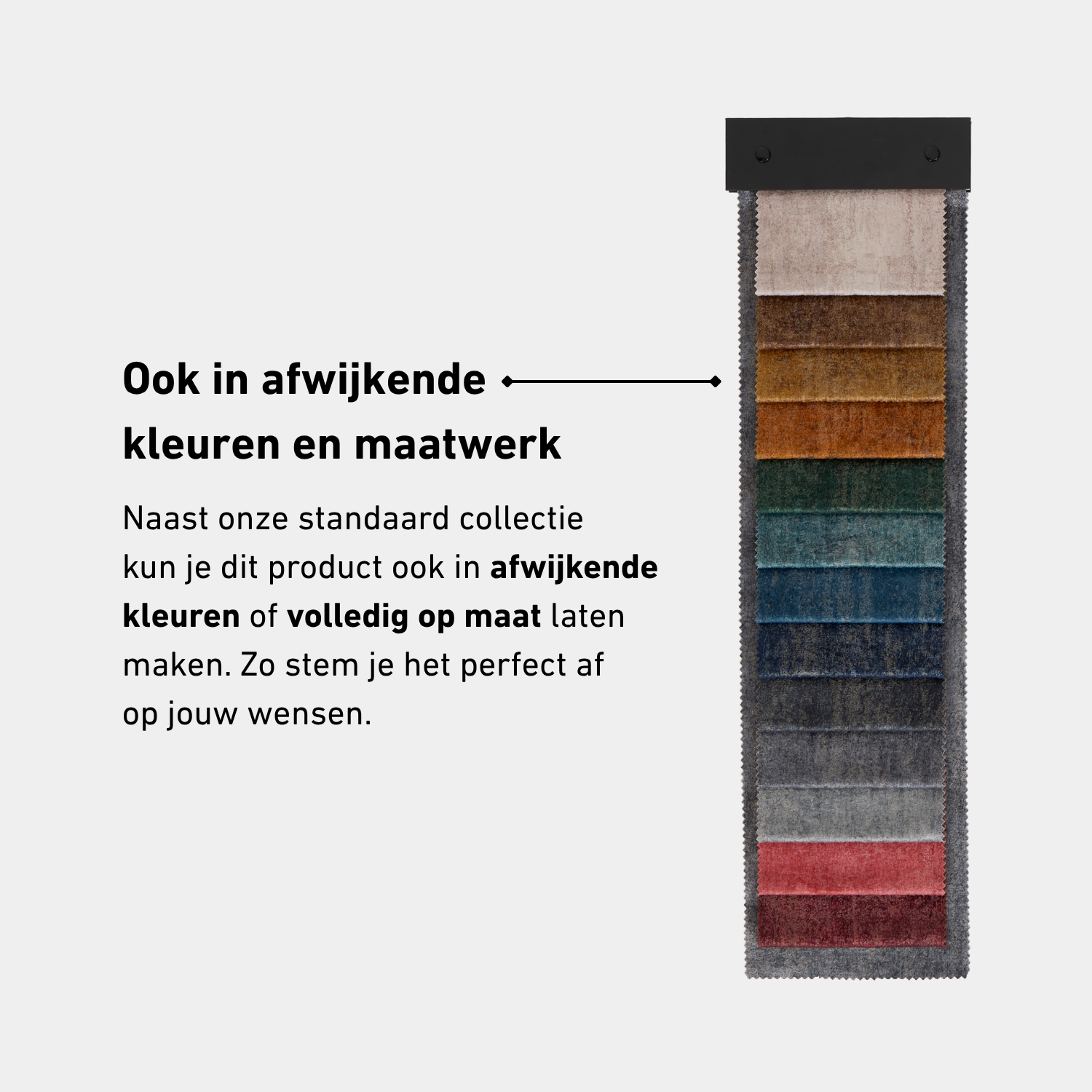 Akoestisch wandpaneel 280cm - Vario - Velours - Pearl
