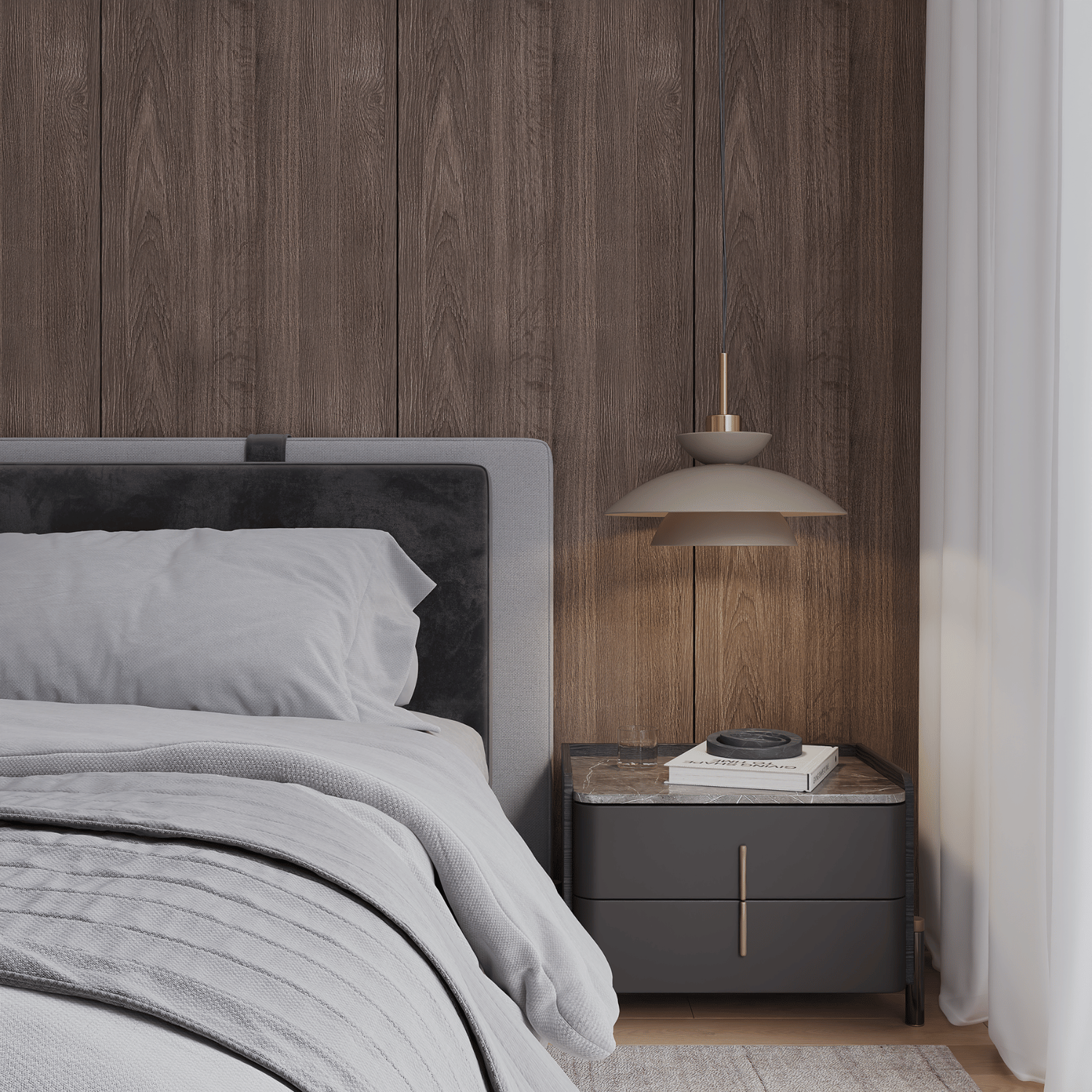 Wandpaneel 280cm - Full Decor - Walnoot