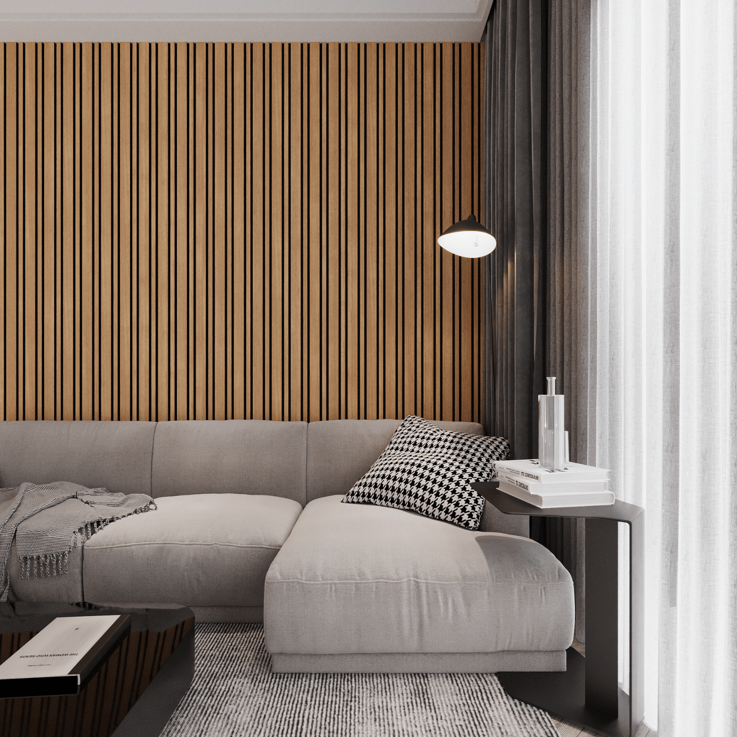 Wandpaneel 280cm - Gemixt - Rustiek eiken